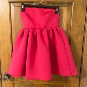 True Violet Strapless Mini Dress